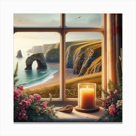 Cliff Arch  Canvas Print