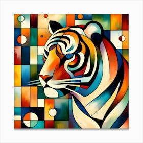 Abstract Tiger 2 Canvas Print