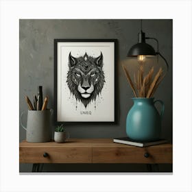 Zodiac Lion Canvas Print