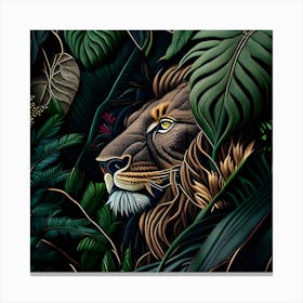 Junglelion Canvas Print