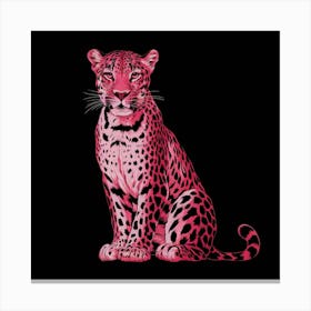 Pink Leopard Canvas Print