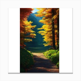 Autumn Path 1 Canvas Print