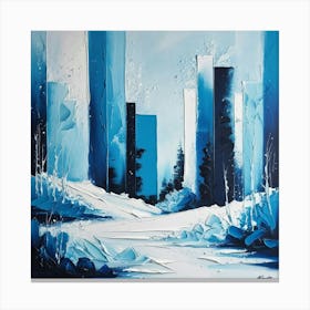 Blue City Canvas Print