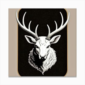 Deer Head 56 Canvas Print