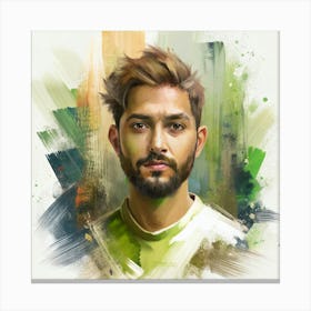 Portrait Of A Man 6 Canvas Print