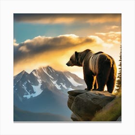 Grizzly Bear Canvas Print