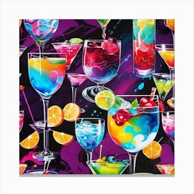 Alcoholic Beverages Canvas Print