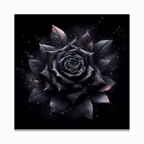 Black Rose 1 Canvas Print