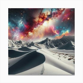 Galaxy Landscape 5 Canvas Print