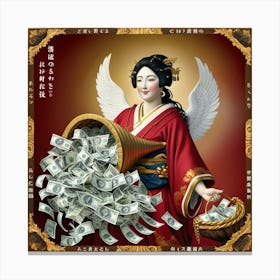 Angel Of Money1 1 Canvas Print