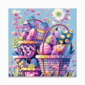 Easter Baskets 1 Canvas Print