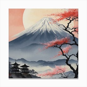 Mt Fuji Canvas Art Canvas Print