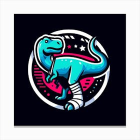 T - Rex Logo Canvas Print