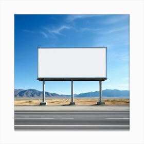 Blank Billboard 2 Canvas Print