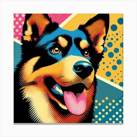 Pop Dog 2 Canvas Print