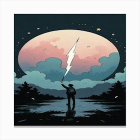 Lightning Bolt Canvas Print