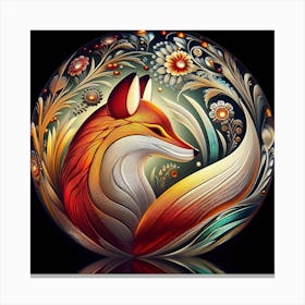 Glass Fox 2 Canvas Print