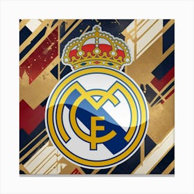 Real Madrid CF Logo Wall Art 2 Canvas Print