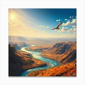 Oklahoma River Canvas Print