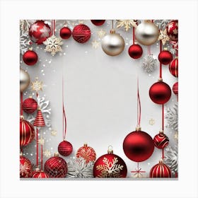 Christmas Frame Canvas Print