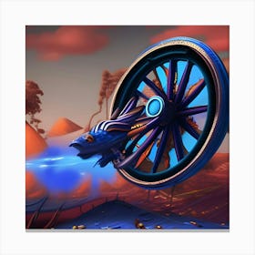 Wheel Of Fire Canvas Print