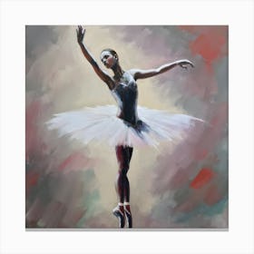 Oil Painting Ballerina 1 Canvas Print