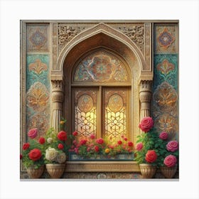 Window Of Iran Canvas Print