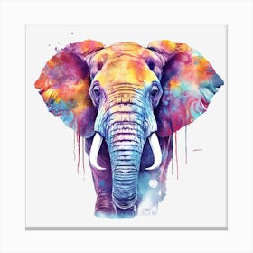 Colorful Elephant 2 Toile