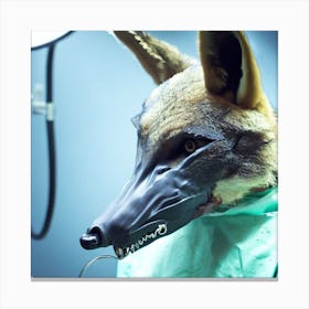 Wolf Mask Canvas Print