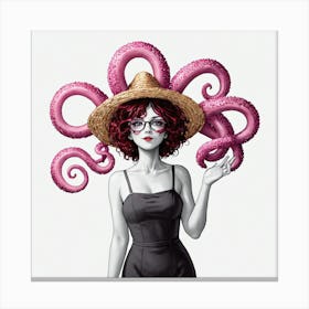 Octopus 6 Canvas Print