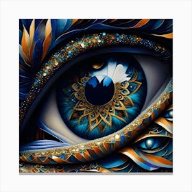 Dragon eye Canvas Print