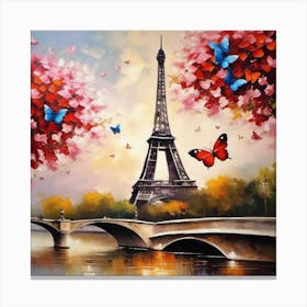 Paris Eiffel Tower 93 Canvas Print