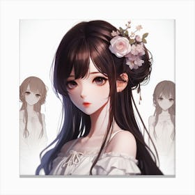 Anime Girl (29) Canvas Print