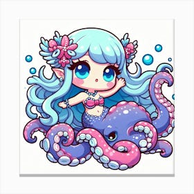 Miniature Mermaid 10 Canvas Print