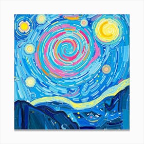 Starry Night 5 Canvas Print