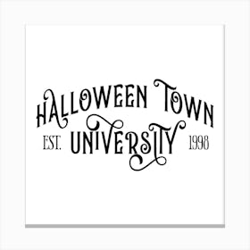 Halloween Town University. Halloween, Halloween gift, scary gift, Halloween party, Halloween design, Halloween painting.17 Art Print Canvas Print