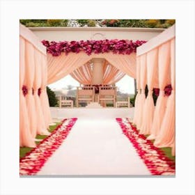 Indian Wedding Ceremony Canvas Print