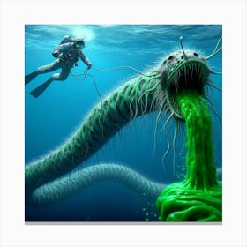 Creature Of The Deep Canvas Print