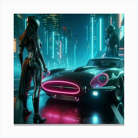 Futuristic City Canvas Print