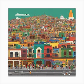 Mexico City Canvas Print