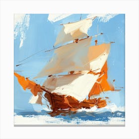 Sailboat Canvas Print