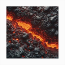 Lava Flow 40 Canvas Print