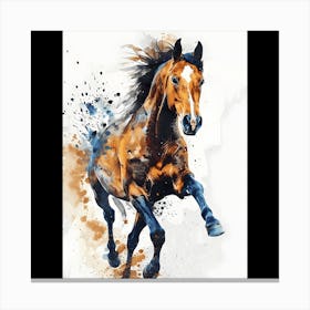 Horse Painting Canvas Print