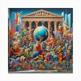 'The World' Canvas Print