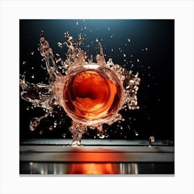 Splash Canvas Print