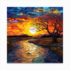 Sunset Painting 5 Canvas Print