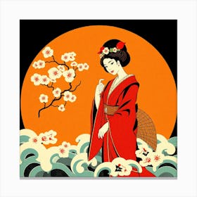 Geisha 24 Canvas Print