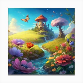 Fairy Garden Canvas Print