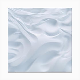 White Snow Canvas Print