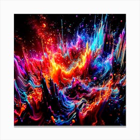 Abstract Art SoundPike Canvas Print